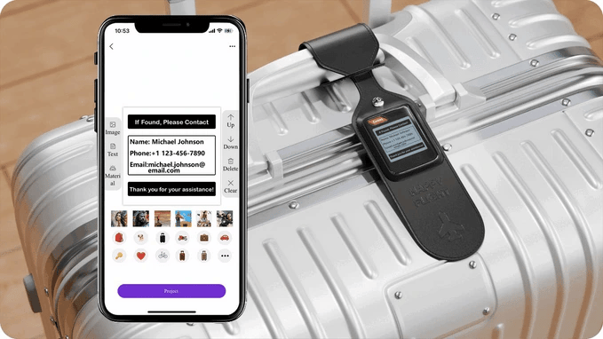 PhotoTag: E-Ink Tracker, Your Items, Your Style
